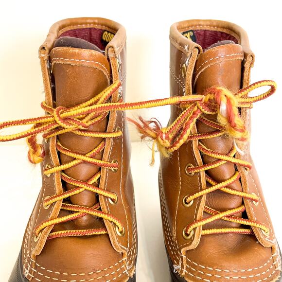 Vintage LL Bean Gore Tex Bean Boots Thinsulate Duck Womens 9 Made in USA 90s - Picture 10 of 15